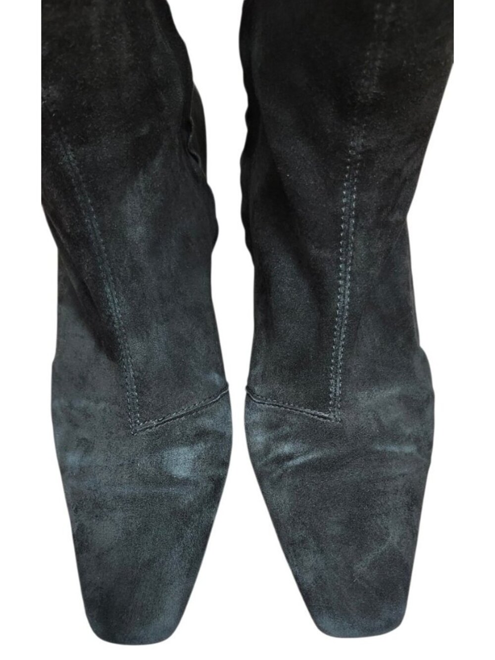 Loeffler Randall Black Genuine Suede Sock Ankle Boots Kitten Heel Size 7B - Picture 3 of 13